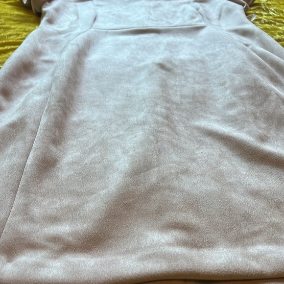 Calvin Klein Suede Like Blush Pink Dress with Sleeves NWOT - Picture 6 of 17